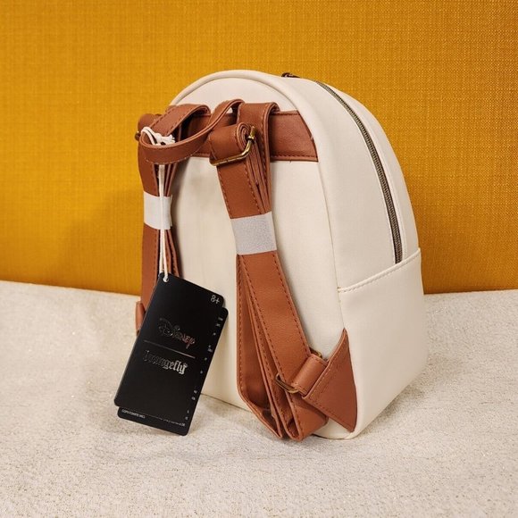 Loungefly Disney Bambi Thumper Sleeping Mushroom Floral Mini Backpack NEW - Picture 5 of 11